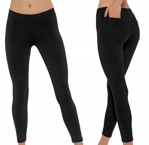 Spodnie legginsy damskie czarne GATTA BLACK r.- S Spodnie legginsy damskie czarne GATTA BLACK r.- S