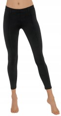 Spodnie legginsy damskie czarne GATTA BLACK r.- S