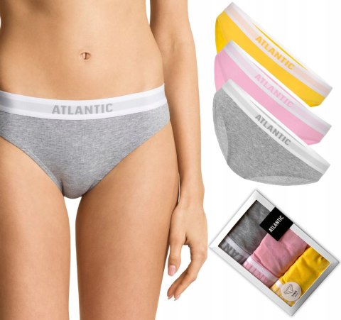 Figi damskie 3 PARY bikini ATLANTIC 3LP-178 - M Figi damskie 3 PARY bikini ATLANTIC 3LP-178 - M