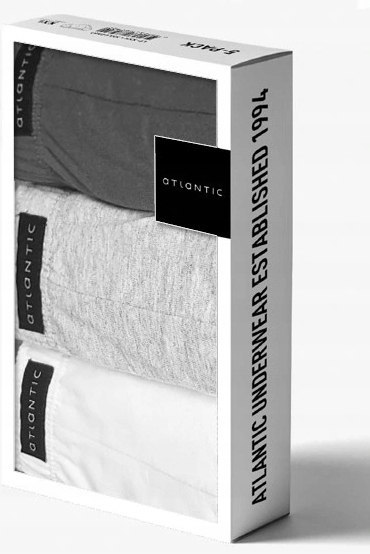 Bokserki męskie ATLANTIC 3BMH-007 3pary r. - XXL Bokserki męskie ATLANTIC 3BMH-007 3pary r. - XXL