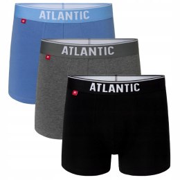 Bokserki męskie 3-PAK Szorty ATLANTIC 3MH-045 - XL