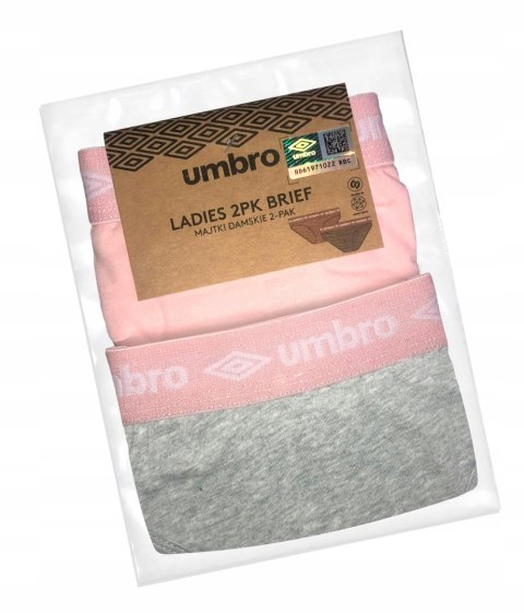 Figi Damskie Sportowe 2 PARY Bawełniane UMBRO - S Figi Damskie Sportowe 2 PARY Bawełniane UMBRO - S