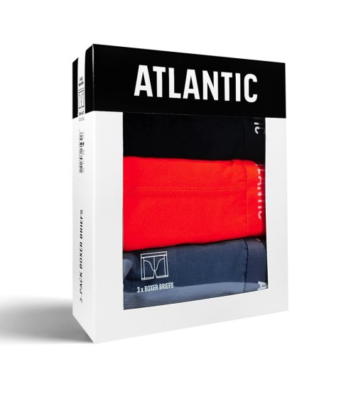Bokserki męskie 3-PAK Szorty ATLANTIC 3MH-047 - L Bokserki męskie 3-PAK Szorty ATLANTIC 3MH-047 - L