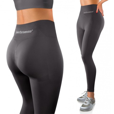 Legginsy Damskie Fitness SESTO SENSO THERMO - L/XL