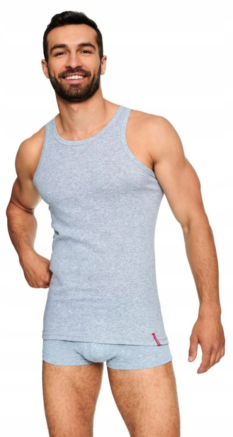 Podkoszulek męski szary HENDERSON ramiączka - 4XL Podkoszulek męski szary HENDERSON ramiączka - 4XL