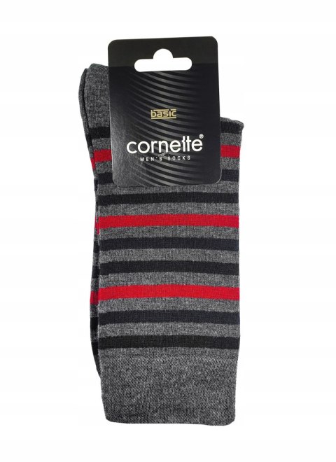 Skarpety Męskie Długie w Paski Cornette 42-44 Skarpety Męskie Długie w Paski Cornette 42-44