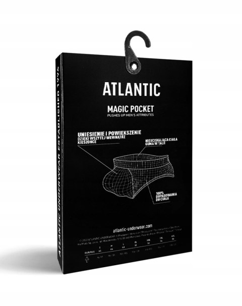 Slipy Męskie PUSH-UP ATLANTIC MAGIC POCKET - XXL Slipy Męskie PUSH-UP ATLANTIC MAGIC POCKET - XXL
