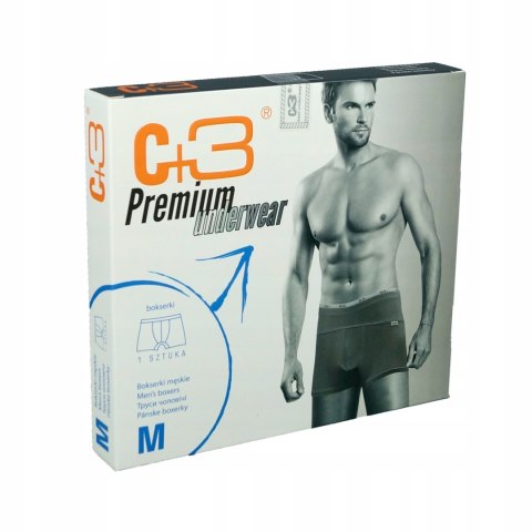 BOKSERKI MĘSKIE C+3 bawełna + lycra - 5 szt. - 3XL BOKSERKI MĘSKIE C+3 bawełna + lycra - 5 szt. - 3XL