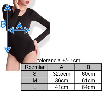 GATTA BODY długi rękaw microfibra KOLORY rM GATTA BODY długi rękaw microfibra KOLORY rM