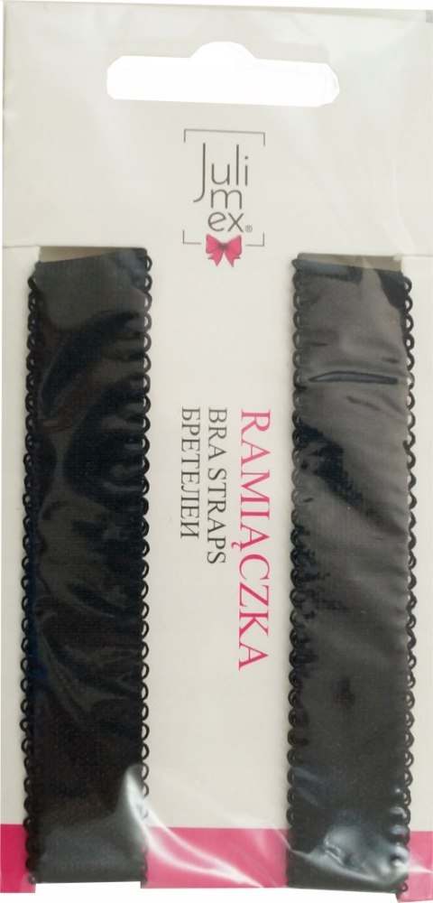 JULIMEX RAMIĄCZKA RB-401 szer 14 mm CZARNE KORONKA JULIMEX RAMIĄCZKA RB-401 szer 14 mm CZARNE KORONKA