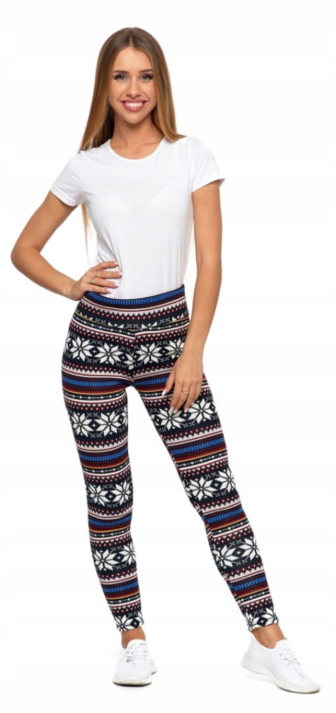 Legginsy Ocieplane Futerko Wysoki Stan MORAJ - S/M Legginsy Ocieplane Futerko Wysoki Stan MORAJ - S/M
