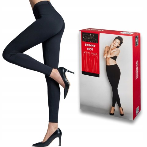 Legginsy spodnie GATTA SKINNY HOT czarne r.- S Legginsy spodnie GATTA SKINNY HOT czarne r.- S