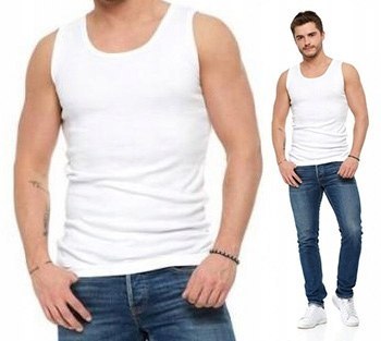 Podkoszulek Męski Tank Top Bawełniany MORAJ - L