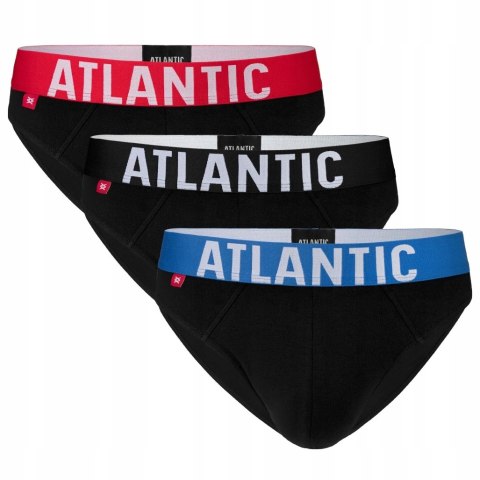Slipy męskie 3 PARY ATLANTIC 3SMP-003-CZ - XXL Slipy męskie 3 PARY ATLANTIC 3SMP-003-CZ - XXL