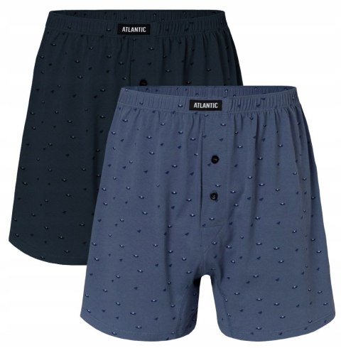Bokserki Luźne 2-PAK szorty ATLANTIC 2MBX-021 - XL Bokserki Luźne 2-PAK szorty ATLANTIC 2MBX-021 - XL