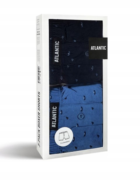 Bokserki Luźne 2-PAK szorty ATLANTIC 2MBX-021 - XL Bokserki Luźne 2-PAK szorty ATLANTIC 2MBX-021 - XL