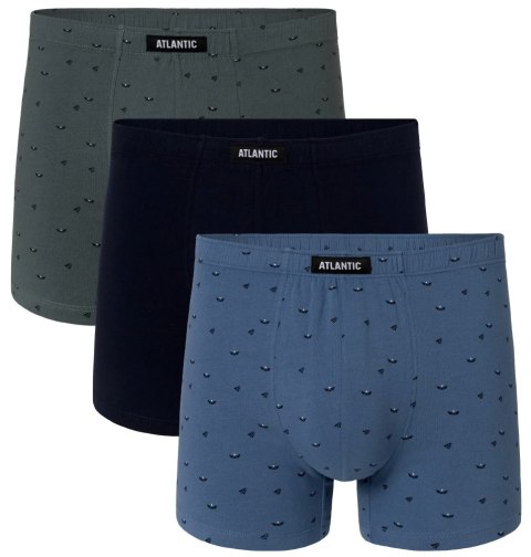 Bokserki męskie 3-PAK Szorty ATLANTIC 3MH-033 XXL Bokserki męskie 3-PAK Szorty ATLANTIC 3MH-033 XXL