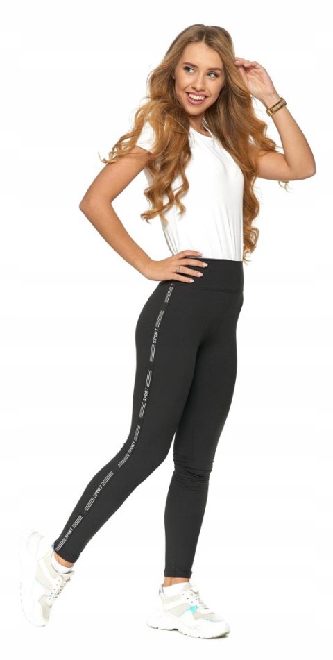 Legginsy Kryjące z Wysokim Stanem MORAJ - XXL Legginsy Kryjące z Wysokim Stanem MORAJ - XXL