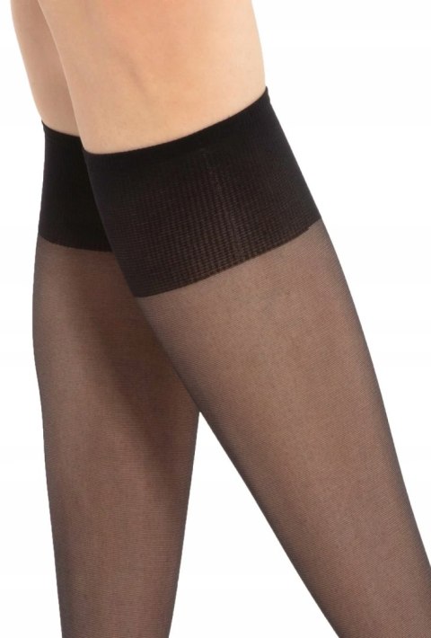 Podkolanówki Lycra 2 PARY GATTA AVI 15DEN nero Podkolanówki Lycra 2 PARY GATTA AVI 15DEN nero