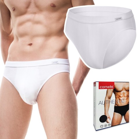 Slipy męskie CORNETTE AUTHENTIC MINI biały - XXL Slipy męskie CORNETTE AUTHENTIC MINI biały - XXL