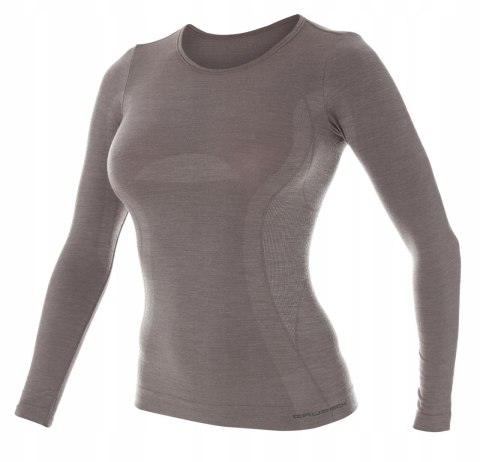 Koszulka damska WEŁNIANA termo BRUBECK LS11610 - L Koszulka damska WEŁNIANA termo BRUBECK LS11610 - L