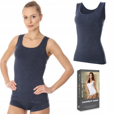 Koszulka damska bez rękawów BRUBECK TA10170 - S Koszulka damska bez rękawów BRUBECK TA10170 - S