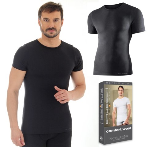 Koszulka męska WEŁNIANA termo BRUBECK SS11030 - L Koszulka męska WEŁNIANA termo BRUBECK SS11030 - L