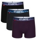 Bokserki męskie 3-PAK szorty ATLANTIC 3MH-159 - XL