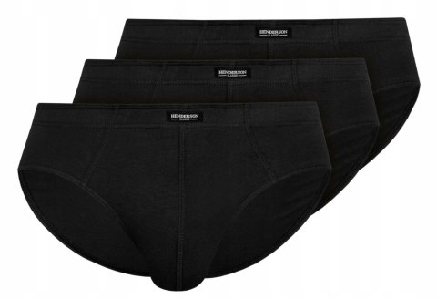 Slipy męskie HENDERSON 100% bawełna 3pak CZARNY XL Slipy męskie HENDERSON 100% bawełna 3pak CZARNY XL