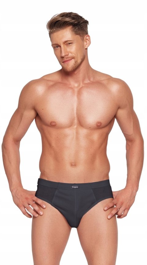 Slipy męskie HENDERSON 100% bawełna 3pak GRAFIT XL Slipy męskie HENDERSON 100% bawełna 3pak GRAFIT XL