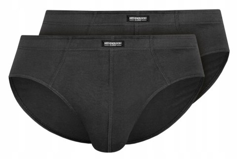 Slipy męskie HENDERSON bawełna 2-pak GRAFIT 4XL Slipy męskie HENDERSON bawełna 2-pak GRAFIT 4XL