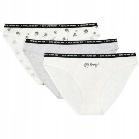 Figi damskie ESOTIQ SUN-SUN 39017-K003 3-pak - L Figi damskie ESOTIQ SUN-SUN 39017-K003 3-pak - L