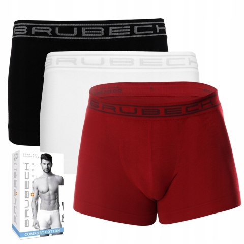 BRUBECK SHORTBOX oddychające BOKSERKI 3 szt. r M BRUBECK SHORTBOX oddychające BOKSERKI 3 szt. r M
