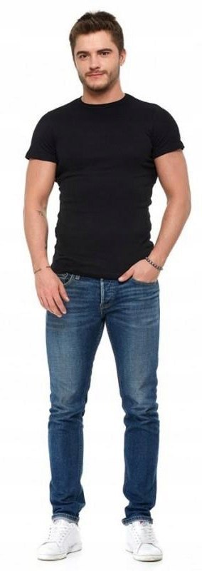 Koszulka Męska Bawełniana T-Shirt MORAJ - XL Koszulka Męska Bawełniana T-Shirt MORAJ - XL