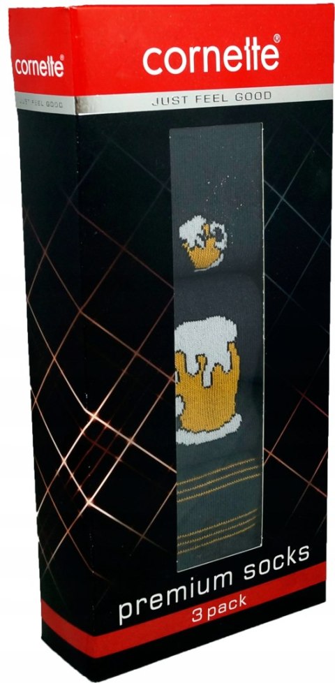 CORNETTE PREMIUM skarpety męskie A41 3-PAK r 39-41 CORNETTE PREMIUM skarpety męskie A41 3-PAK r 39-41