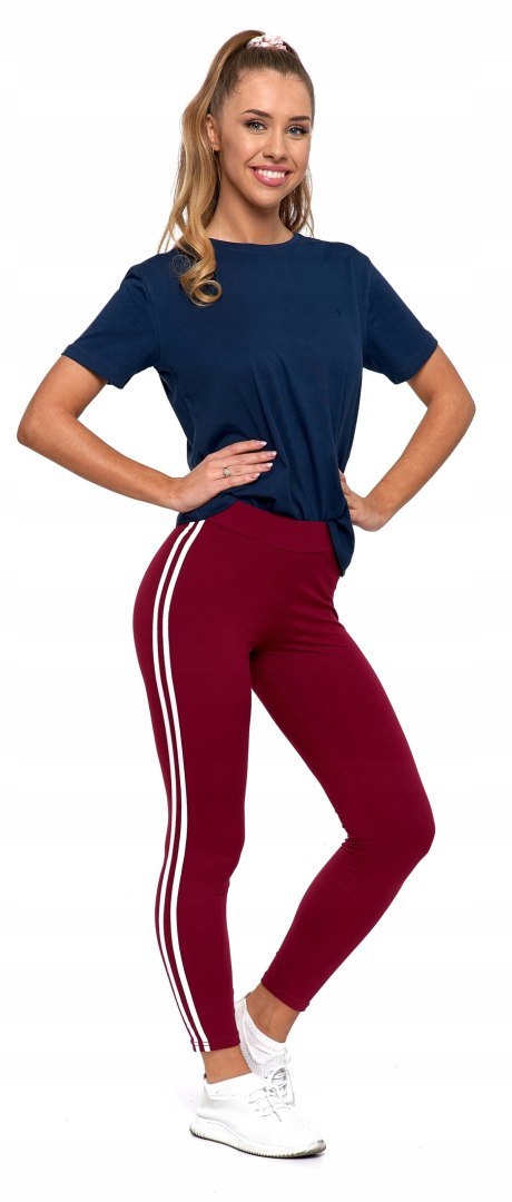 FIT Legginsy spodnie z lampasami getry MORAJ L/XL FIT Legginsy spodnie z lampasami getry MORAJ L/XL