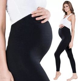 LEGGINSY CIĄŻOWE getry BAWEŁNIANE kryjące r L/40