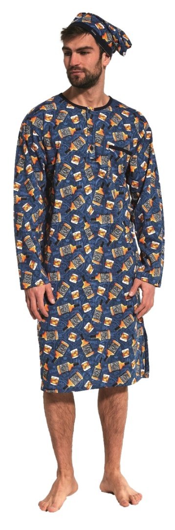 KOSZULA NOCNA MĘSKA Cornette +SZLAFMYCA r XXL KOSZULA NOCNA MĘSKA Cornette +SZLAFMYCA r XXL