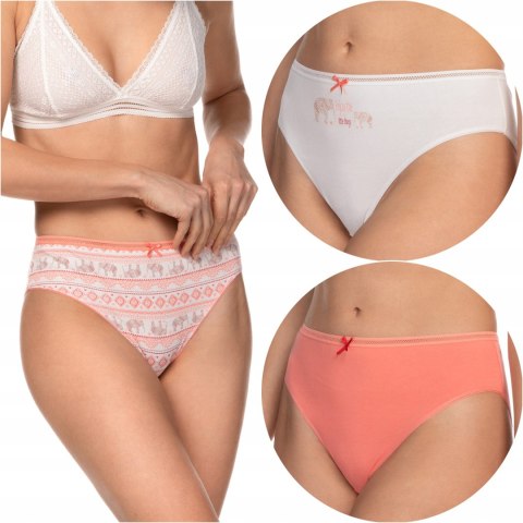 Majtki damskie FIGI bikini 3-PAK LAMA 128BI-08 - M Majtki damskie FIGI bikini 3-PAK LAMA 128BI-08 - M