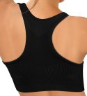 BIUSTONOSZ TOP sportowy stanik FITNES x3 L/XL