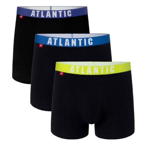 Bokserki męskie 3-PAK szorty ATLANTIC 3MH-011 - XL Bokserki męskie 3-PAK szorty ATLANTIC 3MH-011 - XL