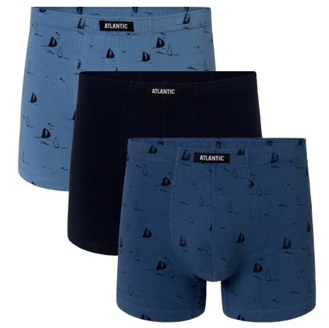 Bokserki męskie 3-PAK szorty ATLANTIC 3MH-049 - XL Bokserki męskie 3-PAK szorty ATLANTIC 3MH-049 - XL