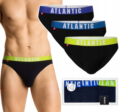 Slipy męskie 3-PAK sport ATLANTIC 3MP-094 - M Slipy męskie 3-PAK sport ATLANTIC 3MP-094 - M