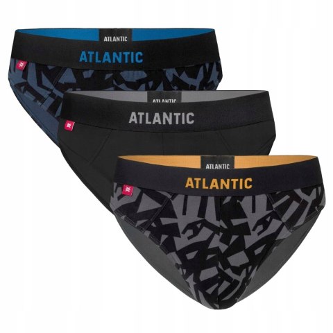 Slipy męskie 3-PAK sport ATLANTIC 3MP-104 - M Slipy męskie 3-PAK sport ATLANTIC 3MP-104 - M
