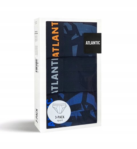Slipy męskie 3-PAK sport ATLANTIC 3MP-104 - M Slipy męskie 3-PAK sport ATLANTIC 3MP-104 - M