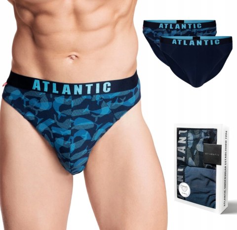 Slipy męskie ATLANTIC 2MP-1559 2-pak - XXL Slipy męskie ATLANTIC 2MP-1559 2-pak - XXL