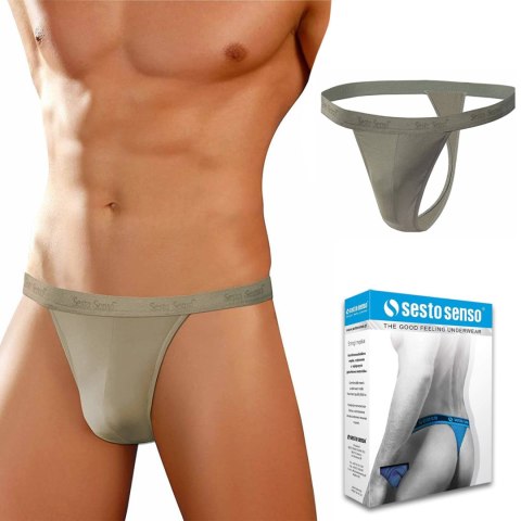 Stringi męskie bawełniane SESTO SENSO TIGER - XL Stringi męskie bawełniane SESTO SENSO TIGER - XL