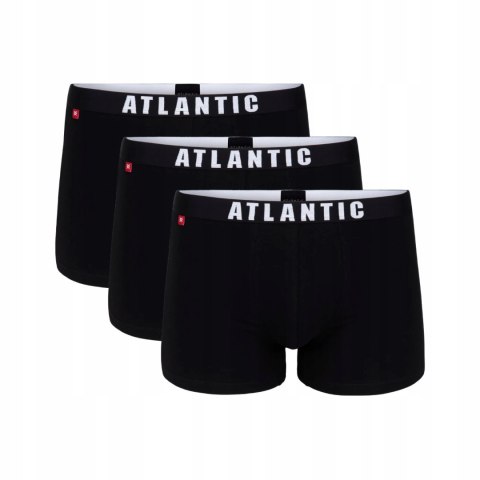 Bokserki męskie ATLANTIC 3MH-011-CZ 3pary r. - M Bokserki męskie ATLANTIC 3MH-011-CZ 3pary r. - M