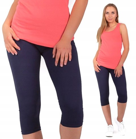 Legginsy KRYJĄCE 3/4 z wysokim stanem MORAJ - S/M Legginsy KRYJĄCE 3/4 z wysokim stanem MORAJ - S/M