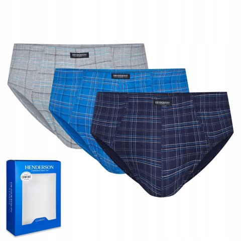 Slipy męskie bawełniane 3-PAK HENDERSON K558 - XXL Slipy męskie bawełniane 3-PAK HENDERSON K558 - XXL